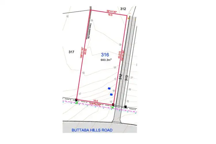 Second view of Homely land listing, Lot 316 Buttaba Hills Road, Buttaba NSW 2283