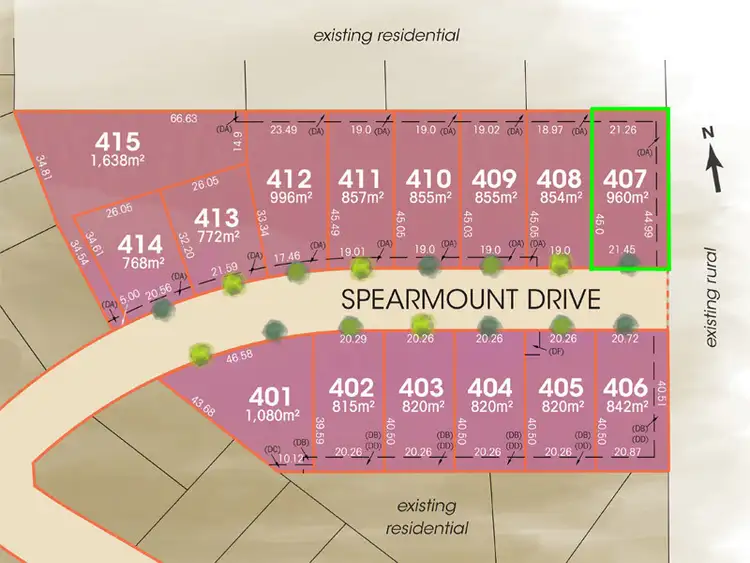 Main view of Homely land listing, 407 Spearmount Drive, Armidale NSW 2350