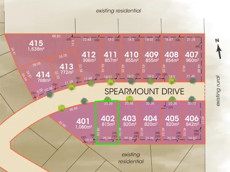 Main view of Homely land listing, 402 Spearmount Drive, Armidale NSW 2350