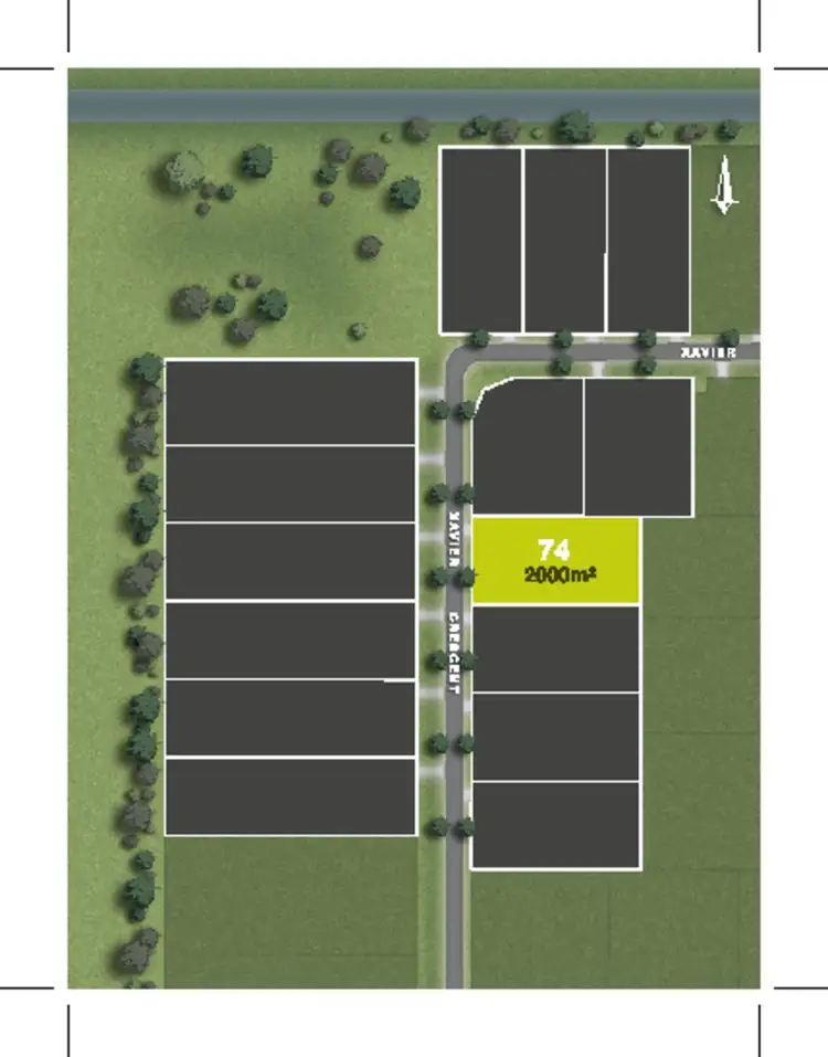 Main view of Homely land listing, LOT Lot, 74 Xavier Crescent, Shepparton VIC 3630