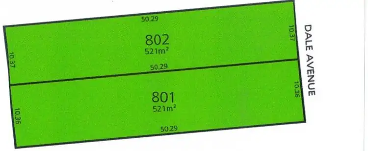LOT Lots 801 & 802/35 Dale Avenue, Ridgehaven SA 5097