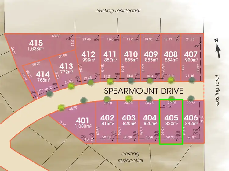 Main view of Homely land listing, 405 Spearmount Drive, Armidale NSW 2350