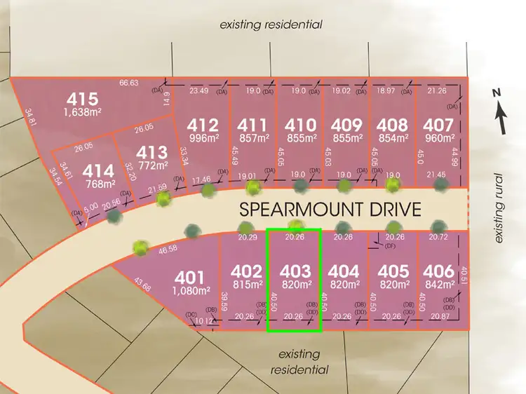 Main view of Homely land listing, 403 Spearmount Drive, Armidale NSW 2350