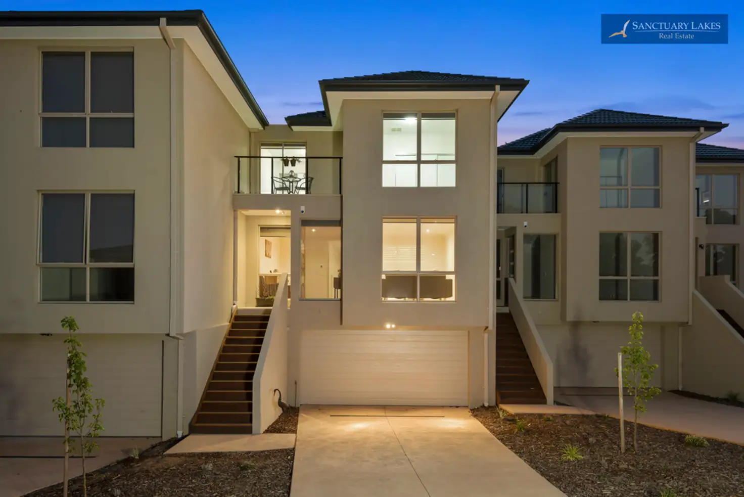 Main view of Homely townhouse listing, 3/1-9 Eagleview Place, Sanctuary Lakes VIC 3030