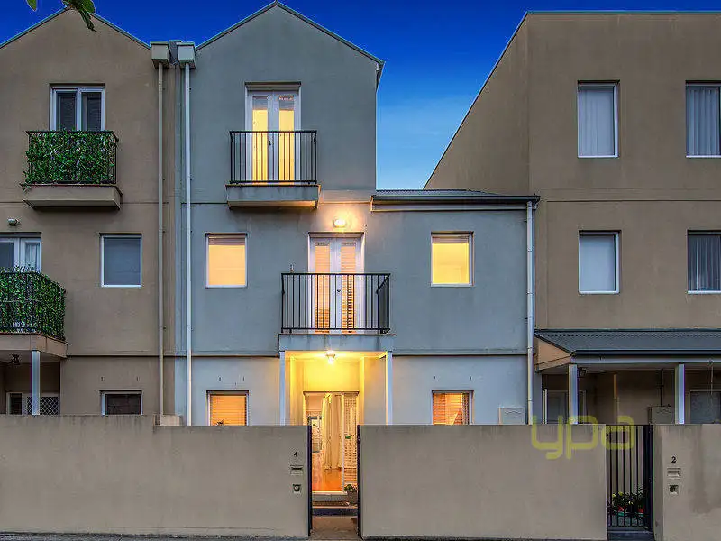 Main view of Homely townhouse listing, 4 Lascelles Square, Kensington VIC 3031
