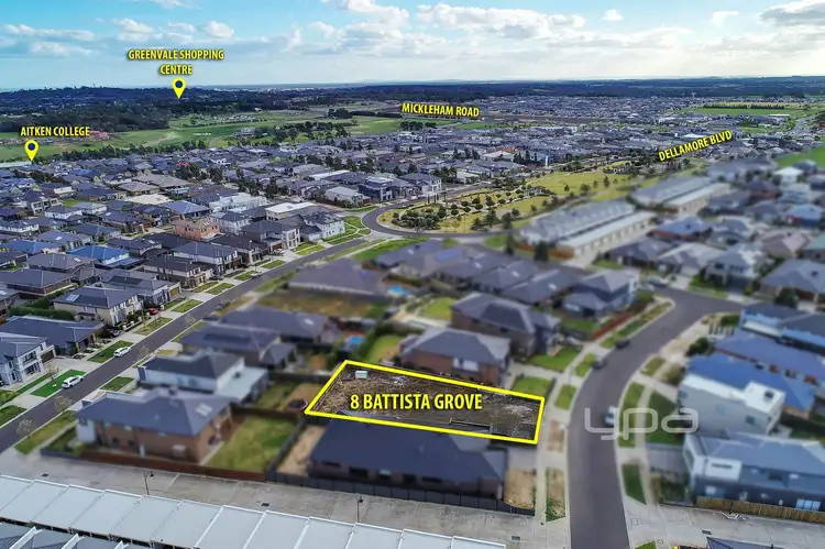 Main view of Homely land listing, 8 Battista Grove, Greenvale VIC 3059