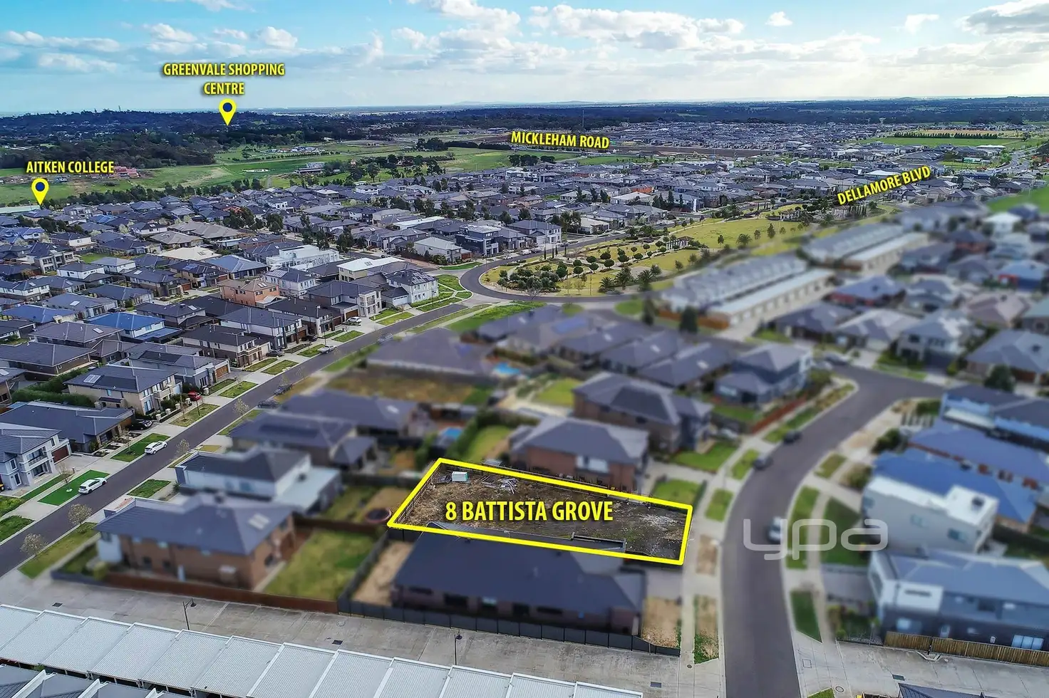 Main view of Homely land listing, 8 Battista Grove, Greenvale VIC 3059
