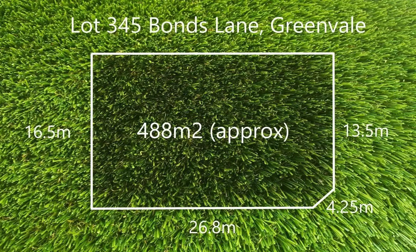 Main view of Homely land listing, LOT 345 Bonds Lane, Greenvale VIC 3059