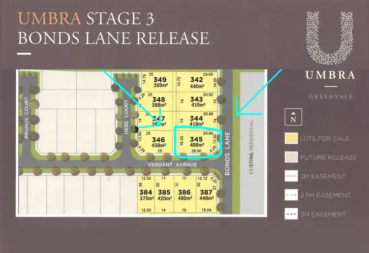 Second view of Homely land listing, LOT 345 Bonds Lane, Greenvale VIC 3059