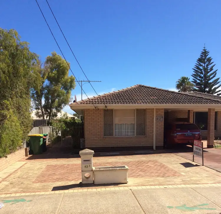 Main view of Homely semi-detached listing, 42A Smythe Street, Rockingham WA 6168