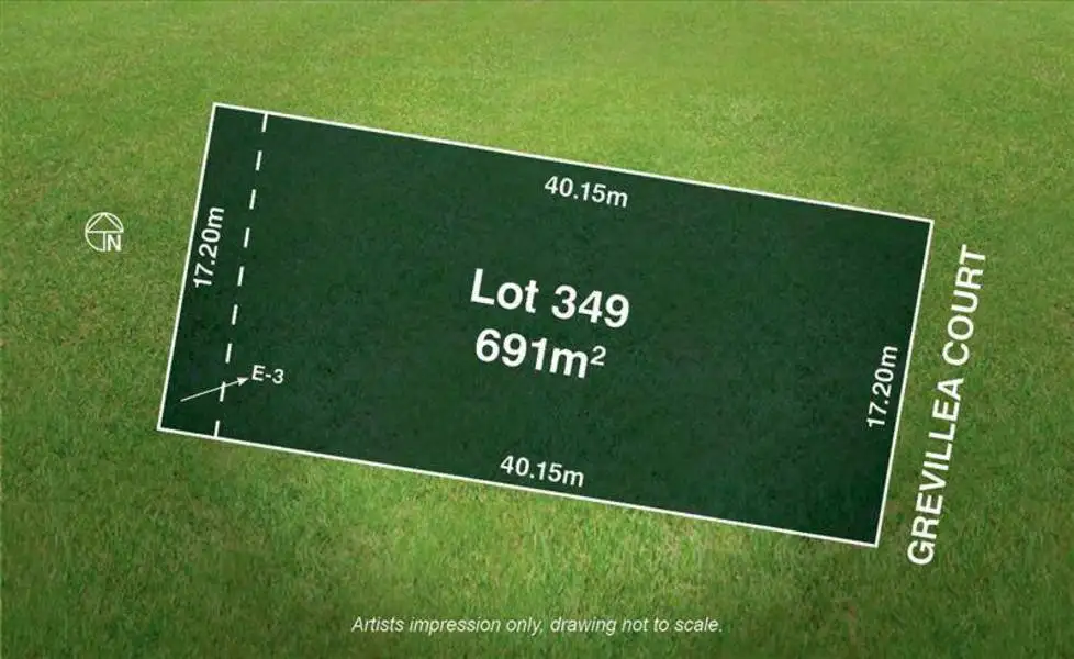 Main view of Homely land listing, LOT 349/ Grevillea Court, Wallan VIC 3756